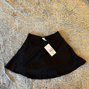 HALARA Cloudful Air Crossover 2-in-1 side pocket A-Line Skirt Black S